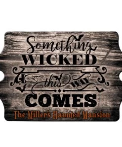 Budget ⭐ Bars Something Wicked - Custom Tavern Shaped Wood Bar Sign 🛒
