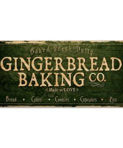 Cheap β Bars Large Vintage Wooden Holiday Bar Sign - Gingerbread Bakery - 11 3/4" X 23 3/4" β¨