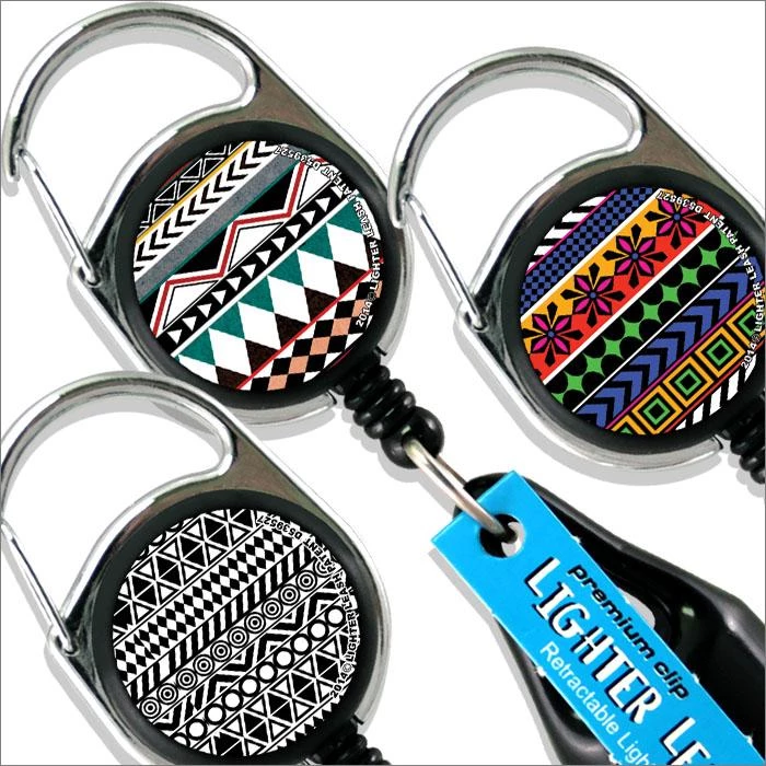 Cheap ⭐ Bars Lighter Leash® Premium Clip - Aztec Series ✨ 3 Cheap ⭐ Bars Lighter Leash® Premium Clip - Aztec Series ✨