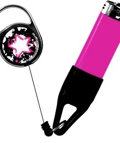 Budget ⭐ Bars Lighter Leash® Premium Clip - Grunge Pink And Black Series 🔥 8 Budget ⭐ Bars Lighter Leash® Premium Clip - Grunge Pink And Black Series 🔥 -Outlet Bars Store ll prem web pnk blk star 1 800x