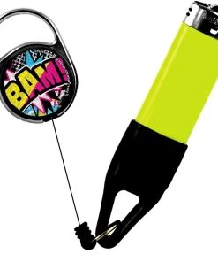 Buy 😀 Bars Lighter Leash® Premium Clip - Pop Art Series 🎉 -Outlet Bars Store ll prem web pop art bam 800x