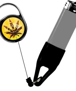 Wholesale 🎉 Bars Lighter Leash® Premium Clip - Pot Series 🧨 -Outlet Bars Store ll prem web pot aztec leaf 800x