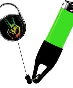 Flash Sale 🛒 Bars Lighter Leash® Premium Clip - Rasta Series 😍 8 Flash Sale 🛒 Bars Lighter Leash® Premium Clip - Rasta Series 😍 -Outlet Bars Store ll prem web rasta fngrs 800x