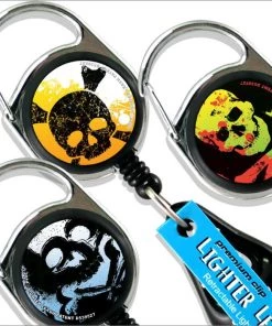 New 🌟 Bars Lighter Leash® Premium Clip - Skulls Series ✨