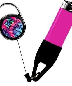 Coupon 🛒 Bars Lighter Leash® - Premium Clip - Tie Dye Series ✔️ -Outlet Bars Store ll prem web tie dye pink 800x