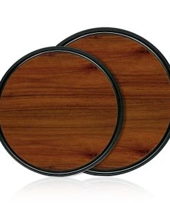 Best Pirce 👍 Bars Melamine Wood Grain Non-Slip Trays - Available In 12" Or 16" ✔️
