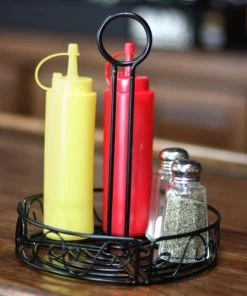 Outlet Bars Store -Outlet Bars Store metal round condiment caddy 2 800x
