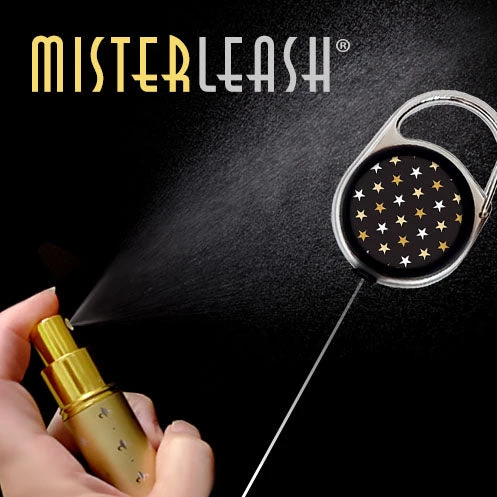 Coupon 🤩 Bars Mister Leash™ - Retractable Clip-on Atomizer For Hand Sanitizers - Gold Stars Design - Refillable ❤️ 4 Coupon 🤩 Bars Mister Leash™ - Retractable Clip-on Atomizer For Hand Sanitizers - Gold Stars Design - Refillable ❤️ - Image 2