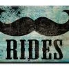 Discount 🥰 Bars Mustache Rides - Wood Plaque Kolorcoat™ Sign 🎉 -Outlet Bars Store mustache rides wood bar sign 800x