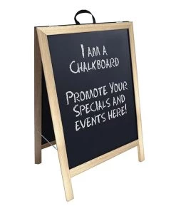 Coupon ✨ Bars A-Frame Sidewalk Chalkboard Sign – Double Sided 🎉