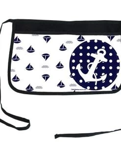 Discount 🤩 Bars Two-Pocket Kolorcoat™ Server Apron - Nautical 🎉