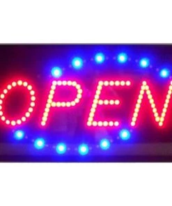 Deals 🔔 Bars LED Sign - Open Horizontal 🛒