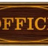 Discount ✔️ Bars Office - Wood Plaque Kolorcoat™ Sign 😍