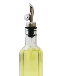 Budget ✔️ Bars BarConic® Weighted Oil Pourer With Plastic Cork Flip Top Lid ✨ -Outlet Bars Store oil vinegar pourer w flap bpc 7 800x