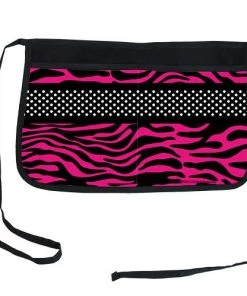 Outlet 🥰 Bars Two-Pocket Kolorcoat™ Server Apron - Pink Zebra 😉