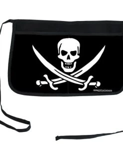 New ⭐ Bars Two-Pocket Kolorcoat™ Server Apron - Flags Of The World 👍 -Outlet Bars Store pirate flag 2 pocket waitress apron 800x