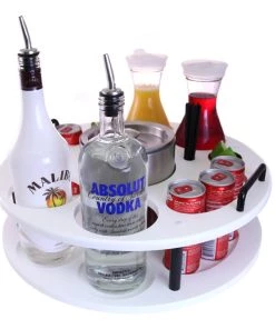 Flash Sale π Bars 18 Inch Plastic Bottle Service Tray - Holds 2 Bottles π₯