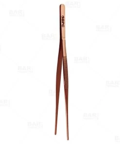 Cheapest 🧨 Bars Olea™ Long Garnish Tongs - Copper Plated 🤩 -Outlet Bars Store plating tongs copper bpc 800 800x