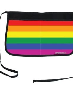 New ⭐ Bars Two-Pocket Kolorcoat™ Server Apron - Flags Of The World 👍 -Outlet Bars Store pride flag 2 pocket waitress apron 800x