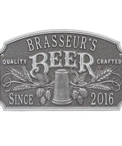 Buy 🔔 Bars Cast Aluminum Plaque - "Arch" Quality Crafted Beer - CUSTOMIZABLE 🔔
