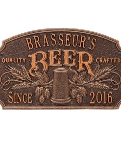 Buy 🔔 Bars Cast Aluminum Plaque - "Arch" Quality Crafted Beer - CUSTOMIZABLE 🔔 -Outlet Bars Store quality crafted beer plaque bpc 5 800x