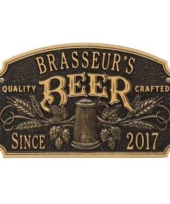 Buy 🔔 Bars Cast Aluminum Plaque - "Arch" Quality Crafted Beer - CUSTOMIZABLE 🔔 -Outlet Bars Store quality crafted beer plaque bpc 6 800x