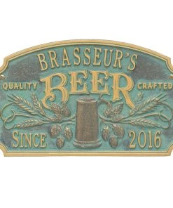 Buy 🔔 Bars Cast Aluminum Plaque - "Arch" Quality Crafted Beer - CUSTOMIZABLE 🔔 -Outlet Bars Store quality crafted beer plaque bpc 7 800x