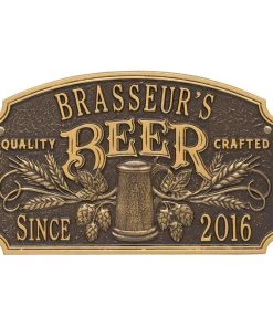 Buy 🔔 Bars Cast Aluminum Plaque - "Arch" Quality Crafted Beer - CUSTOMIZABLE 🔔 -Outlet Bars Store quality crafted beer plaque bpc 9 800x