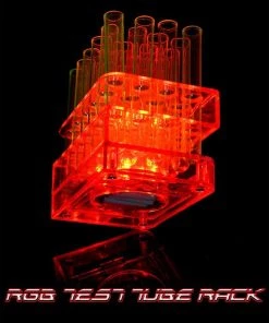 Budget 🔔 Bars Multi-Color LED Light Up Test Tube Trays – 24 Hole 🎁 -Outlet Bars Store red rgb tray font 800x