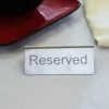 Best deal 👍 Bars Tabletop Reserved Sign - Stainless Steel 🤩 -Outlet Bars Store reserved sign new desing 800x