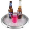Best Sale 🔥 Bars Stainless Steel Serving Tray - 12 " Diameter W/ 1" Rim (Lip) ⌛ -Outlet Bars Store rimmed serving tray 800x