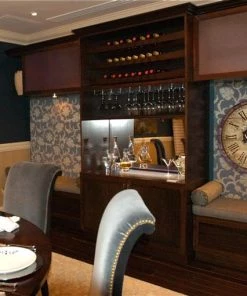 Cheap 🛒 Bars Wood Barrel Top Clock - Large Vineyard Roman Numeral 👍 -Outlet Bars Store roman numerals barrel top clock sign room 800x