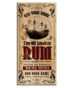 Wholesale 🧨 Bars Jamaican Rum - CUSTOMIZABLE Large Vintage Wooden Bar Sign - 11 3/4" X 23 3/4" 🔔