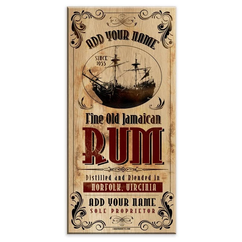Wholesale 𧨠Bars Jamaican Rum - CUSTOMIZABLE Large Vintage Wooden Bar Sign - 11 3/4" X 23 3/4" π 3 Wholesale 𧨠Bars Jamaican Rum - CUSTOMIZABLE Large Vintage Wooden Bar Sign - 11 3/4" X 23 3/4" π