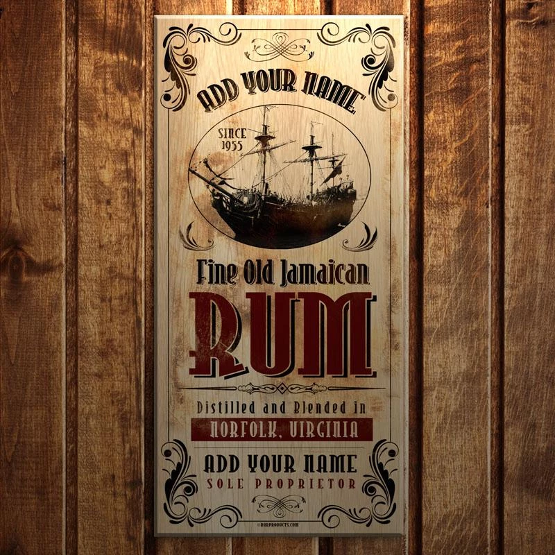 Wholesale 𧨠Bars Jamaican Rum - CUSTOMIZABLE Large Vintage Wooden Bar Sign - 11 3/4" X 23 3/4" π 5 Wholesale 𧨠Bars Jamaican Rum - CUSTOMIZABLE Large Vintage Wooden Bar Sign - 11 3/4" X 23 3/4" π - Image 3