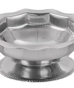 Best Sale 🧨 Bars Stainless Steel Sherbet Serving Dish 😉