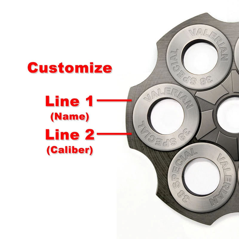 Promo ❤️ Bars CUSTOMIZABLE 6-Shooter Wood Shot Glass Caddy Tray And Bottle Topper - "Revolver Cylinder" (2 Colors Available!) 💯 8 Promo ❤️ Bars CUSTOMIZABLE 6-Shooter Wood Shot Glass Caddy Tray And Bottle Topper - "Revolver Cylinder" (2 Colors Available!) 💯 - Image 6