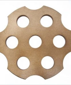 Best Pirce 😀 Bars 6-Shooter Wood Shot Glass Serving Tray And Bottle Topper - Black Or Stained ⭐ -Outlet Bars Store shot glass holder serving tray bottle topper flight board caddy dark walnut 800x