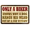 Wholesale 😀 Bars Only A Biker Kolorcoat™ Metal Bar Sign 👏 -Outlet Bars Store sign 12x18 dogshead web 800x