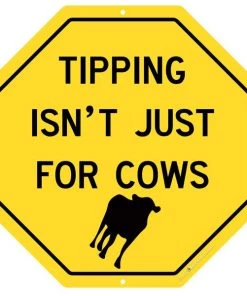 Discount 🌟 Bars Kolorcoat™ Metal Bar Signs - Caution Signs 🧨 -Outlet Bars Store sign caution tipping 1 2 800x