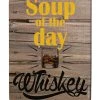 Outlet 🎁 Bars Wood Bar Sign Tavern-Shaped - Soup Of The Day ✔️ -Outlet Bars Store soup of the day wood tavern sign 800x