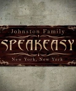 Top 10 ⌛ Bars SPEAKEASY - CUSTOMIZABLE Large Vintage Wooden Bar Sign - 11 3/4" X 23 3/4" 🛒 -Outlet Bars Store speakeasy large wood plank sign 5 800x