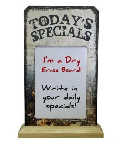 Best deal 🔥 Bars Wood Plaque Dry Erase Sign - Today's Specials 🤩
