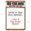 Best deal ✔️ Bars Dry Erase Specials Sign - ADD YOUR NAME - Brick Wall Template 👍 2 Best deal ✔️ Bars Dry Erase Specials Sign - ADD YOUR NAME - Brick Wall Template 👍 -Outlet Bars Store specials sign dry erase main bricks bp 800 800x