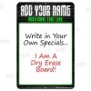 Discount ✨ Bars Dry Erase Specials Sign - ADD YOUR NAME - Stone Template 💯 -Outlet Bars Store specials sign dry erase main stone bp 800 800x