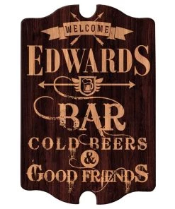 Cheap 🤩 Bars Bar Welcome - Custom Tavern Shaped Wood Bar Sign ✔️