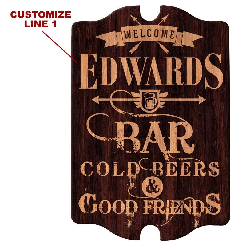 Cheap 🤩 Bars Bar Welcome - Custom Tavern Shaped Wood Bar Sign ✔️ 4 Cheap 🤩 Bars Bar Welcome - Custom Tavern Shaped Wood Bar Sign ✔️ - Image 2