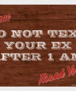 Flash Sale 🌟 Bars Kolorcoat™ Metal Bar Sign - Text Your Ex ✔️