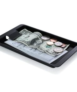 Discount 😍 Bars Tip Tray And Check Presenter - Black Plastic 🎁 -Outlet Bars Store tip tray plain black plastic 800 800x