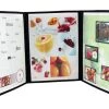 Discount ⌛ Bars Paneled Menu Covers ⌛ -Outlet Bars Store triple menu cover 800x